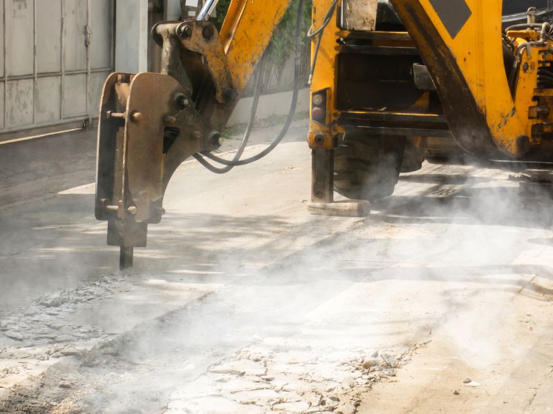 Concrete Removal Equipment in Action